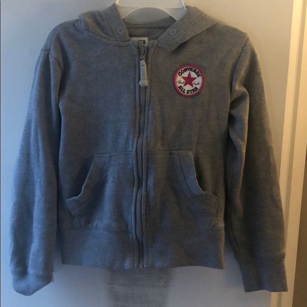 Converse zip up hoodie